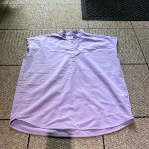 Size XS light purple oversized Figs scrub top